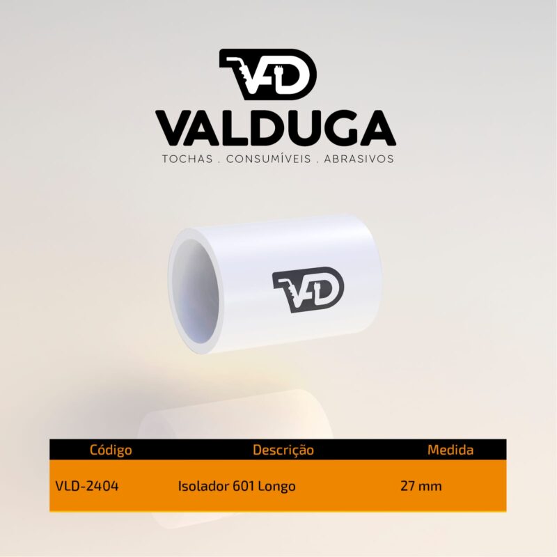 Isolador Longo do Difusor para Robô