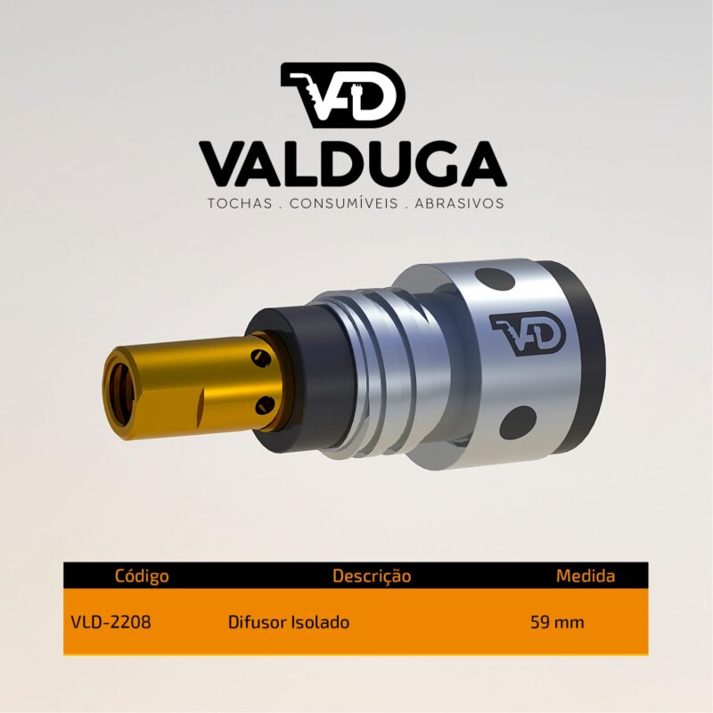 Difusor de Gás Isolado