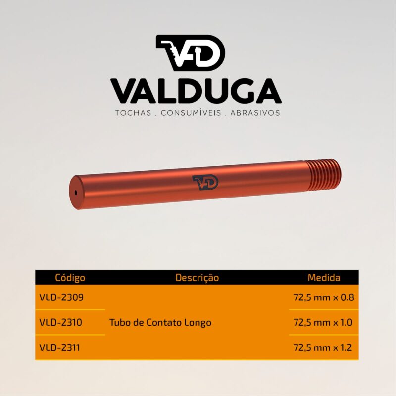 Tubo de Contato Longo